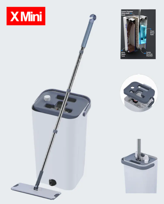 ¿Qué es mejor, una fregona giratoria o una fregona plana?