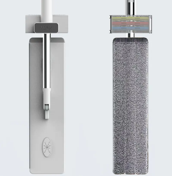 ¿Cómo limpiar pisos con un trapeador plano?