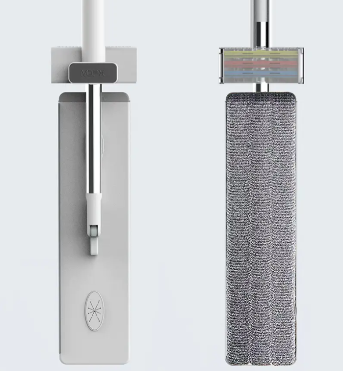 ¿Cómo limpiar paredes con un trapeador plano?